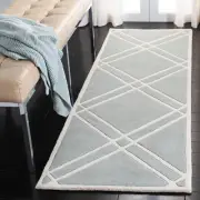 Safavieh Chatham GREY / IVORY 2'-3" X 9' Runner - CHT740E-29