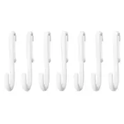7 Pcs Hole Board Shelf Hooks Workshop Tool Holder Garage Hooks