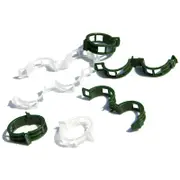 50X Tomato Greenhouse Ties Veggie Plant Support Clips Garden Trellis Stake