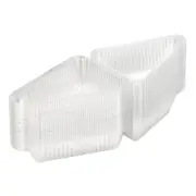 50Pcs Cake Slice Containers with Hinged Lid,Disposable Pie Slice Boxes9884
