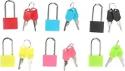 VALICLUD 12 Sets Lock Key for Mini Locker Padlock Keys Set Small Luggage Locks Bag Durable Surface Polished Brushed Safe Reliable 2 Included