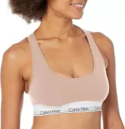 Calvin Klein Modern Cotton Racerback Bralette L77511 Womens Size M