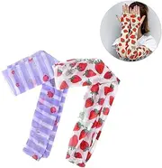 [DOITOOL] Uv Blocking Arm Covers 2 Pack Silk Cooling Sleeves Fashionable Pattern for Outdoor Sports Random Style