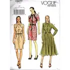 Vogue V9077 Misses 6 to 14 Fitted Pullover Dress Uncut Sewing Pattern