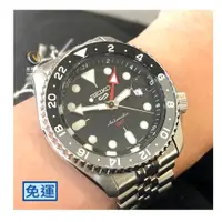 在飛比找蝦皮購物優惠-SEIKO 5 sport 經典黑色GMT機械男表_SSK0