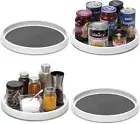 12 inch Lazy Susan Organizer - Non Skid Lazy Susan Turntable for Cabinet Organiz