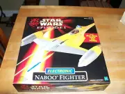 1998 Star Wars Episode 1 Electronic Naboo Fighter Hasbro NEW Open Box See Detail