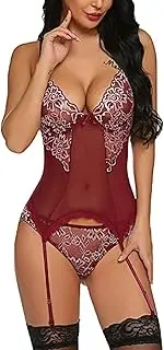 [UIVHLW] Boudoir Nighty Embroidered Jacquard Cupless Temptation Women's Underwear Lace Plus Size