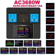 Digital Voltmeter Power Energy Ammeter Indicator Timing Tester Detector 16A
