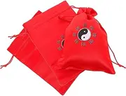 Toddmomy 3pcs Drawstring Storage Bag for Jump Ropes Pull String Bags Secure Closure for Organization and Travel Practical Cloth Favor Satin