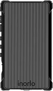 inorlo Shell Series Case Cover for Sony Walkman NW-A306, NW-A307 and NW-A105 series with Drop Resistant Design and Charger Dust Cap Cover (Black)
