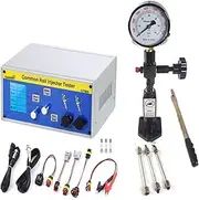 CR-C Common Common Rail Injector Tester Fuel Tester Multifunctional Rail Injector Testing Detector, Professional Diesel Nozzle Tester + S60H Fuel Injector Nozzle Tester