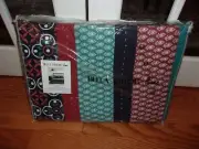 NIP Bella Taylor Mariah Patchwork Queen Quilt & Standard Shams 3pc
