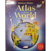 在飛比找蝦皮購物優惠-全新Usborne Atlas of the world 貼