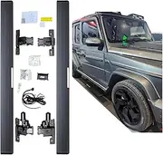 BJOHQ Electric Running Boards Short Version Compatible for Mercedes-Benz G-Class G580 Electric G580 2025, SUV, Off-Road & Pickup Trucks - Retractable Truck Steps & Nerf Bars
