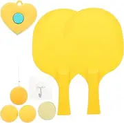 Table Tennis Trainer Tennis Rackets Mini Pong Tennis Balls Sports Pong Racket Balls for Squishy Catch Ball Table Tennis De Pong Plastic