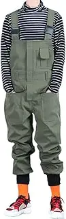 [GINZOUS] Men's Pockets Cargo Joggers Loose Hip Hop Bib Overalls