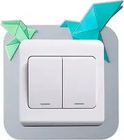 Light Switchplate Covers Decorative - Silicone Cartoon Wall Plate Cover,Unbreakable Lightswitch Sticker Home Decor with Animal for Bathroom