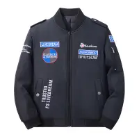 在飛比找蝦皮購物優惠-新款男士空軍夾克雙面穿外套   保暖休閒運動時尚飛行夾克