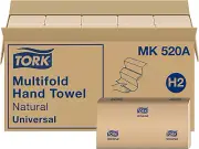 Eco-Friendly 100% Recycled Multifold Hand Towels - 16 Packs of 250 Sheets