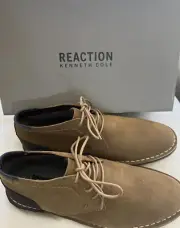 Kenneth Cole Desert Breeze Taupe Suede Ankle Boot Shoes Size 9 New In Box