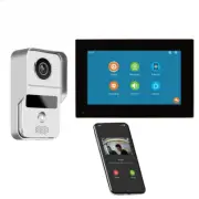 Smart APP 7Inch 1080P Home Intercom Kit Wireless Video Door Phone Wired Doorbell