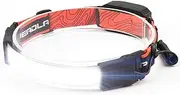 LETOUR LED Headlamp Rechargeable, 1200Lumen Lightweight LED Head Flashlight, 210° Wide Beam Headlight, 3 Modes Waterproof Head Torch with Red Rear Lights for Camping, Running, Jogging, Fishing ﻿
