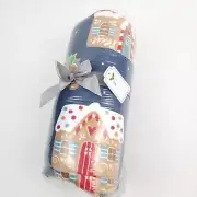 Kringle Express Oversized Printed Whimsical Throw