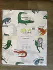 Pottery Barn Kids Aiden Reptiles Glow in the Dark Queen Sheet Set NEW