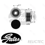 Alternator Freewheel Clutch for Peugeot Citroen Fiat:JUMPY,EXPERT,PARTNER