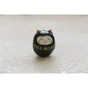 Lucky Cat Ceramic Resin Black - One Size