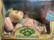 Cabbage Patch Kids Newborn Doll With Storybook And Finger Puppet !