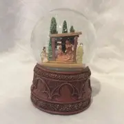 ROMAN Christmas Nativity We 3 Kings Musical Snow Globe Glitter Dome H1667