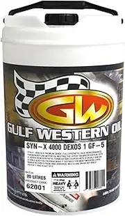 Gulf Western Oil SYN-X 4000 5W-30 Engine Oil 20 Liter