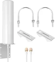 Littlecatch 4G Antenna 3G 4G LTE External Antenna Outdoor with 5M Dual SlIder SMA Connector for 3G 4G for Router Mobile Hotspot Wireless Home
