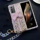 Bling Full Diamond Hard Clear Case Cover for Samsung Galaxy Z Fold 2/3/4/5/6