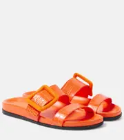 [Manolo Blahnik] Manolo Blahnik Mayfu leather slides AU 8.5 orange