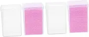NOLITOY 800pcs Eyelash Cleaning Pads Nail Polish Remover Pad Glue for Eyelash Extensions Glue Wiping Cloth Nail Polish Remover Wipes Nail Wipes Cleaning Rags Glue Residue Remover Cotton