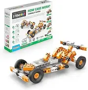 [Engino] Discovering Stem How Cars Work Technology of Machines Building Block 140-Pieces Set