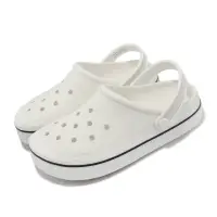 在飛比找momo購物網優惠-【Crocs】平板洞洞鞋 Off Court Clog 白 