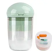 Pill Crusher | Tablet Divider Medicine Grinder with Storage Box | Pill Cutter with Storage Box, Medicine Storage Organizer for Home Travel Camping Outdoor