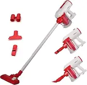 [belaco] Corded Upright vacuum cleaner 600W white & red 3 in 1 Stick handheld vacuum cleaner bagless HEPA and Multi cyclonic function portable and light weight