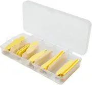 Folpus 15x Fly Tying EVA Foam Bodies DIY Fishing Lures Practical Baits with Storage Box Fishing Float Making Dry Fly Tying Materials