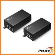 TP-Link POE160S 2 Pack Gigabit PoE+ Injector Adapter for Camera AP Switch Omada