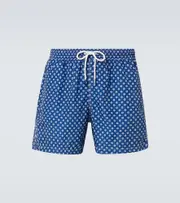 [Fedeli] Fedeli Floral swim trunks UK 38 blue
