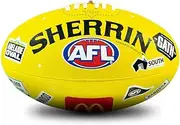 AFL Sherrin 2025 Gather Round Replica All Surface Football, Yellow, Size 5