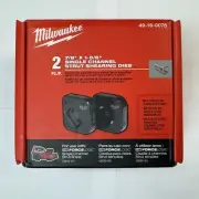 Milwaukee 7/8" x 1-5/8" Single Channel Strut Shearing Dies 2PC 49-16-0078 Sealed