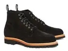 R.M. Williams Rickaby Black Rough-Out Suede Shearling Boots Mens UK 8 US 9 New