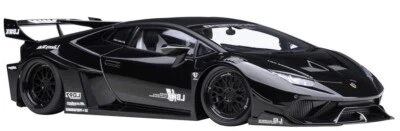 Lamborghini Huracan GT LB-Silhouette Works Black 1/18 Model Car Autoart