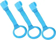 ORFOFE 3 Pack Pull up Learning Rings Portable Toddler Hand Pull for Standing Exercise Safe Webbing Supplies